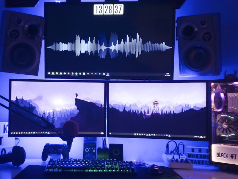 Gaming rig setup